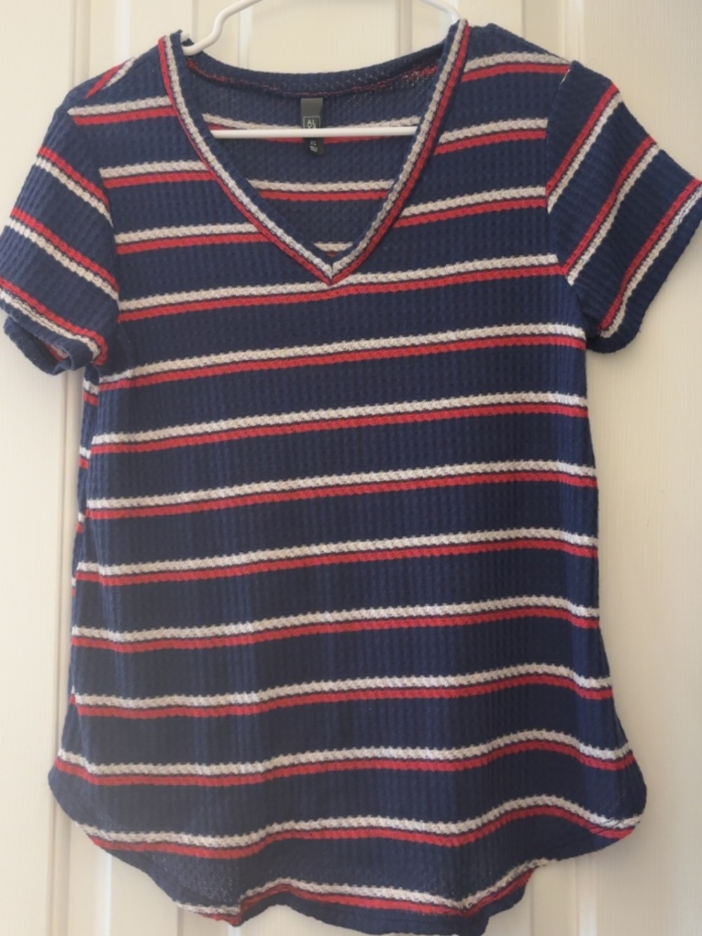Red, White, and Blue Vneck